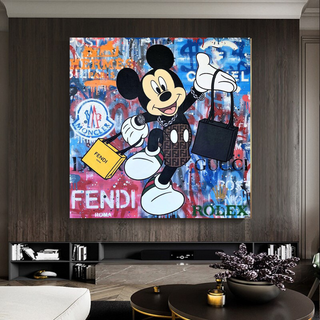 Disney Mickey Mouse Canvas Wall Art-GraffitiWallArt