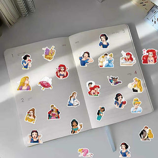 Disney Mix Cute Princess Graffiti Stickers-GraffitiWallArt