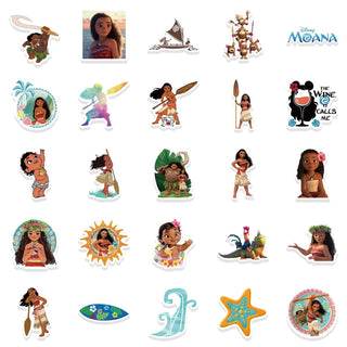 Disney Moana Cartoon Stickers-GraffitiWallArt