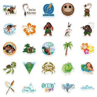 Disney Moana Cartoon Stickers-GraffitiWallArt