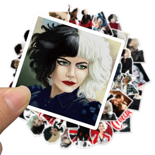 Disney Movie Cruella Stickers-GraffitiWallArt