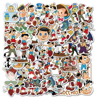 Disney Pinocchio Stickers Pack - Famous Waterproof Bundle-GraffitiWallArt