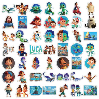 Disney Pixars Luca Movie Stickers - Perfect for Fans and Collectors-GraffitiWallArt