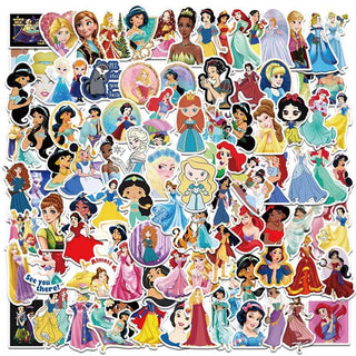 Disney Princess Stickers - Frozen Cinderella Ariel-GraffitiWallArt