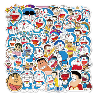 Doraemon Cartoon Anime Stickers Pack: Creative Expression-GraffitiWallArt