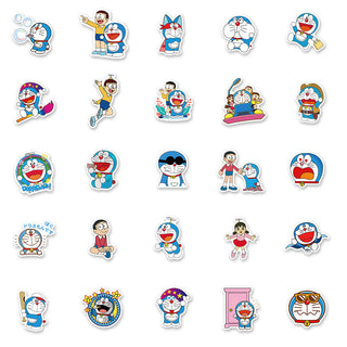 Doraemon Cartoon Anime Stickers Pack: Creative Expression-GraffitiWallArt