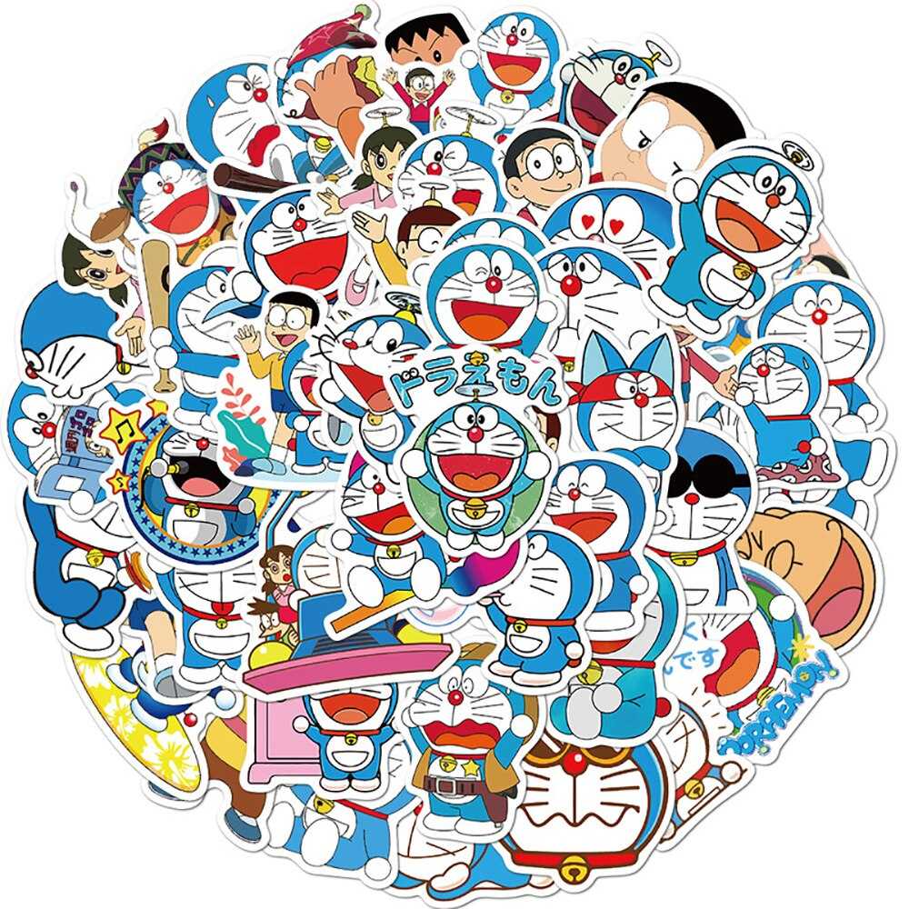 Doraemon Stickers - Stick Your Favourite Characters Anywhere-GraffitiWallArt