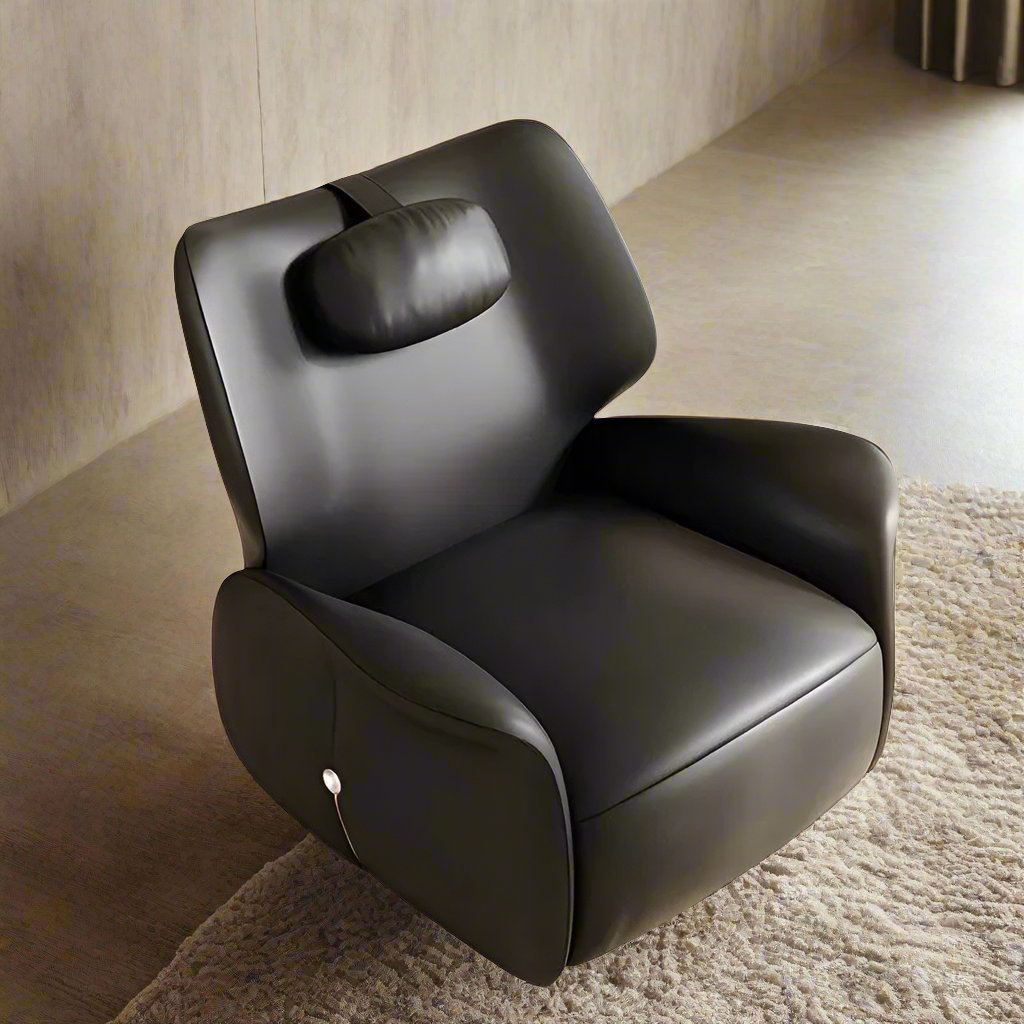 Designer Leather Recliner Chair : Luxury Comfort and Style - GraffitiWallArt