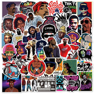 East West Coast Stickers Pack: Express Your Style!-GraffitiWallArt