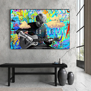 Ed Sheeran Singer Canvas Wall Art for Home Living and Office-GraffitiWallArt