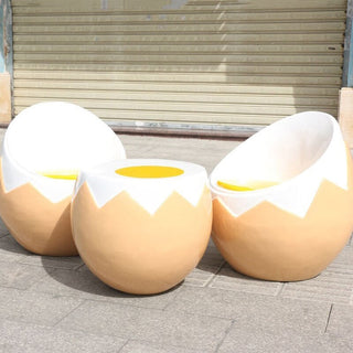 Egg Style Sofa Stool: Comfort and Style Combined-GraffitiWallArt