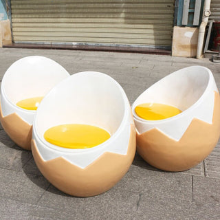 Egg Style Sofa Stool: Comfort and Style Combined-GraffitiWallArt