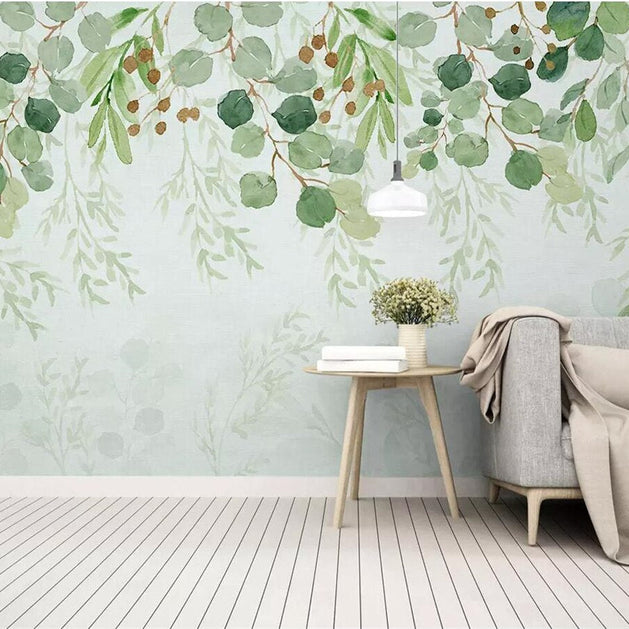 Eucalyptus Wallpaper: Refresh Your Space with Nature-GraffitiWallArt