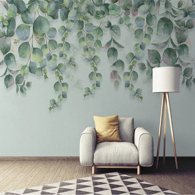 Eucalyptus Wallpaper: Transform Your Space-GraffitiWallArt