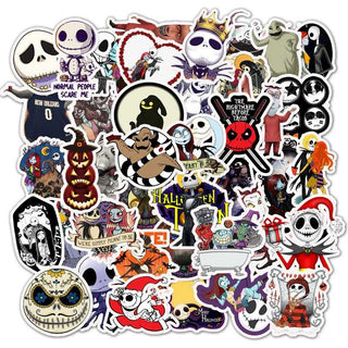 Famous Bundle Nightmare Before Christmas Stickers - Waterproof Pack-GraffitiWallArt