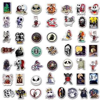 Famous Bundle Nightmare Before Christmas Stickers - Waterproof Pack-GraffitiWallArt