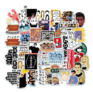 Famous Friends TV Series Stickers Pack - Waterproof Bundle-GraffitiWallArt