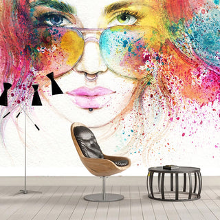 Fashion Model Wallpaper for Stunning Murals-GraffitiWallArt