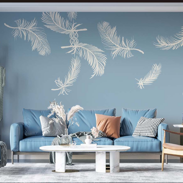 Feathers Wallpaper Murals: Transform Your Space Instantly-GraffitiWallArt