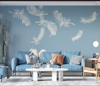 Feathers Wallpaper Murals: Transform Your Space Instantly-GraffitiWallArt