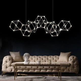 Firefly Chandelier: Mesmerizing Illumination-GraffitiWallArt