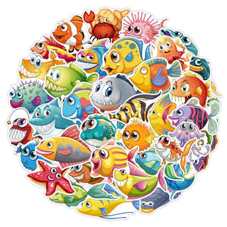 Fish Stickers: Get High-Quality Decals for Aquariums-GraffitiWallArt