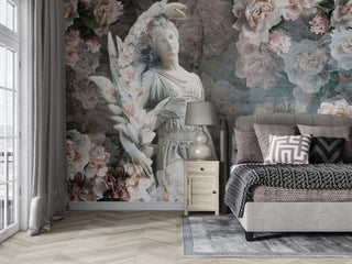 Floral Wallpaper Mural: Beautiful Wall Décor-GraffitiWallArt