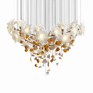 Flower Ceiling LED Chandelier - Elegant Focal Point-GraffitiWallArt