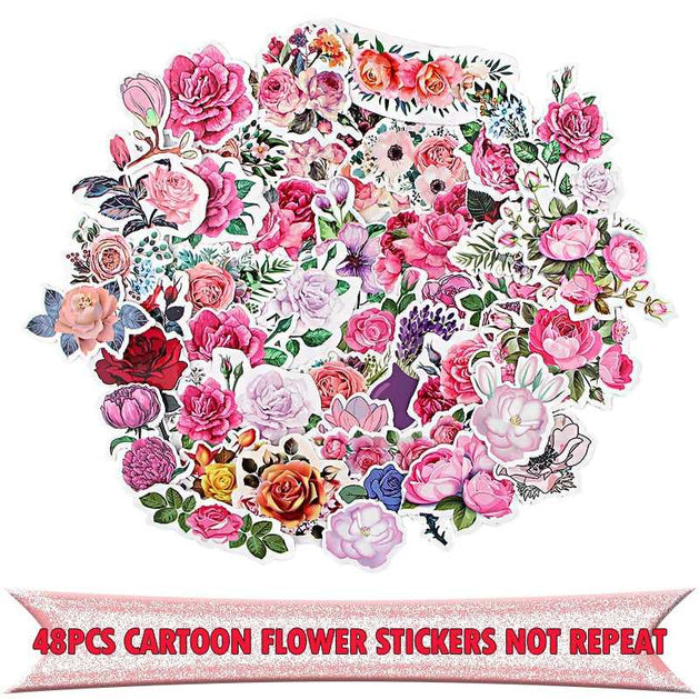 Flower Plants Sticker Pack - Famous Waterproof Bundle-GraffitiWallArt
