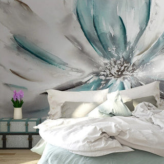 Flower Wallpaper Mural - Enhance Your Space-GraffitiWallArt