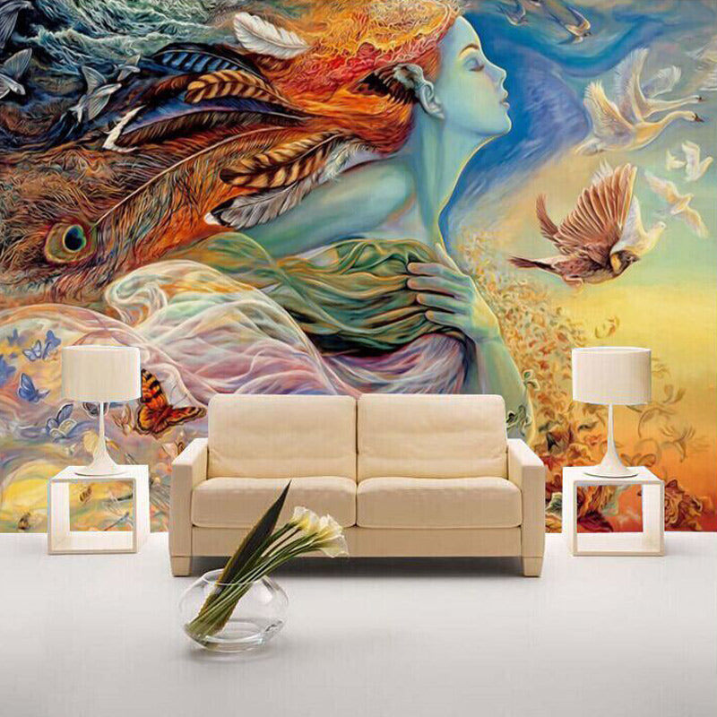 Fly Away Wallpaper: Transform Your Space-GraffitiWallArt