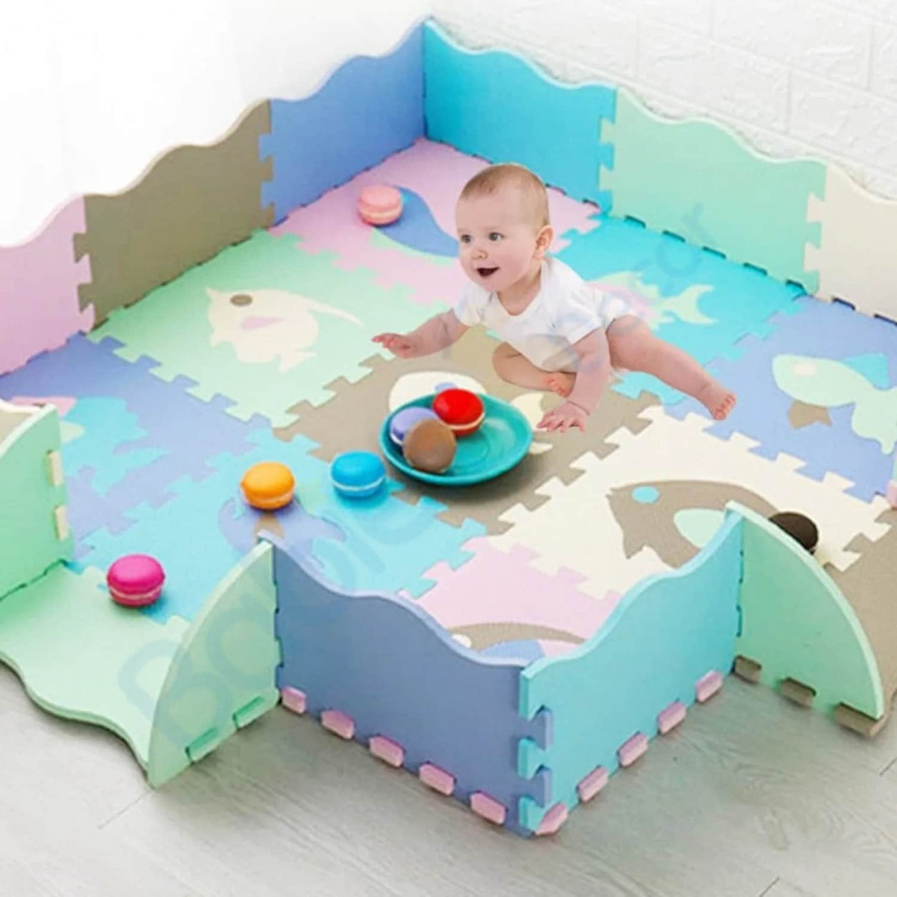 Foam Play Mat for Kids Nursery – Durable & Safe-GraffitiWallArt