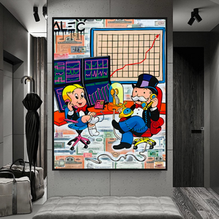 Forex Brokers Trading: Mr Monopoly Wall Art-GraffitiWallArt