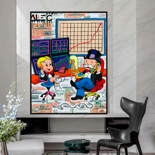 Forex Brokers Trading: Mr Monopoly Wall Art-GraffitiWallArt