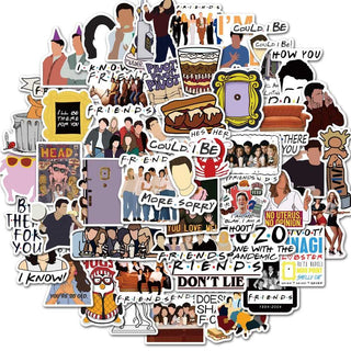 Friends TV Series Stickers - Famous Waterproof Bundle-GraffitiWallArt