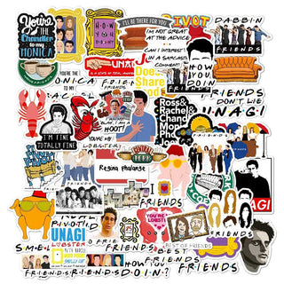 Friends TV Series Stickers Pack - Waterproof Bundle-GraffitiWallArt