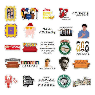 Friends TV Series Stickers Pack - Waterproof Bundle-GraffitiWallArt