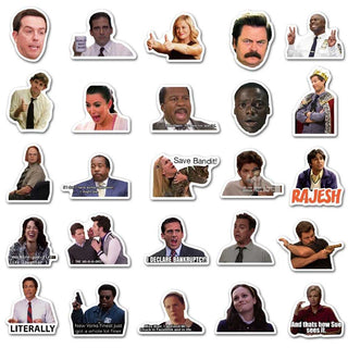 Friends TV Series Waterproof Stickers - Office Theme-GraffitiWallArt