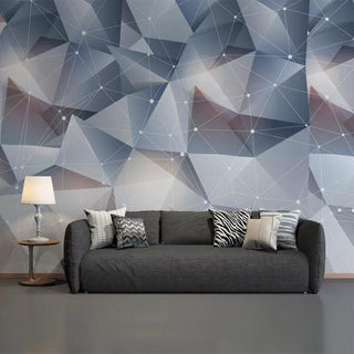 Geometric Shapes Wallpaper for Home Wall Decor-GraffitiWallArt