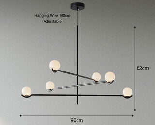 Glass Ball Hanging Light: Stylish Lighting Solution-GraffitiWallArt