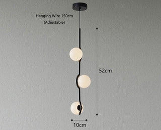 Glass Ball Hanging Light: Stylish Lighting Solution-GraffitiWallArt