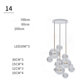 Glass Ball Pendant Lights: Exquisite Illumination Options-GraffitiWallArt