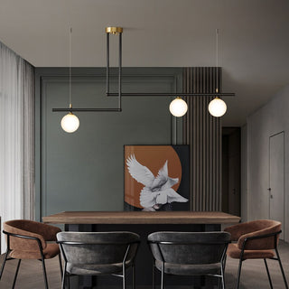 Globe Chandelier: Elegant Lighting for a Striking Ambiance-GraffitiWallArt