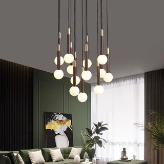 Globe Pendant Ceiling Light Hanging Loops Chandelier-GraffitiWallArt