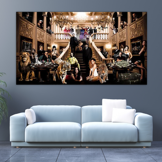 Godfather Scarface Legends Wall Art: Indulge in Crime Art-GraffitiWallArt