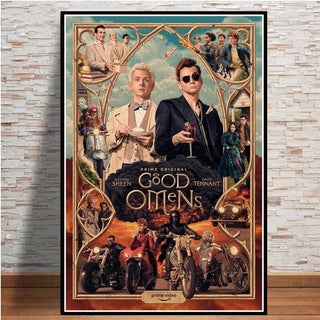 Good Omens Neil Canvas Poster: Artistic Wall Décor-GraffitiWallArt