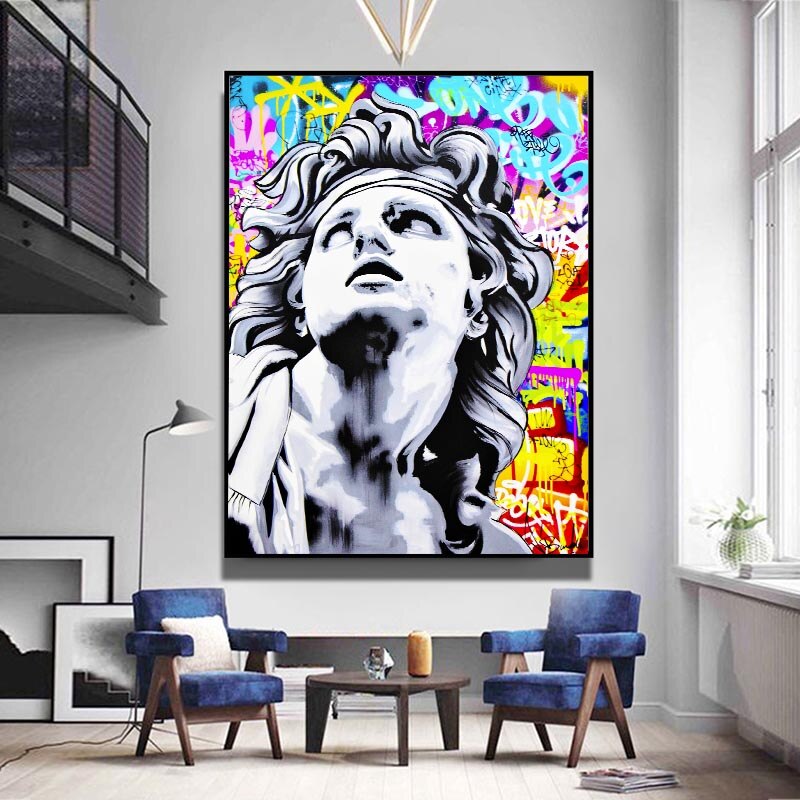 Graffiti Art of David Canvas Wall Art-GraffitiWallArt