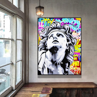 Graffiti Art of David Canvas Wall Art-GraffitiWallArt