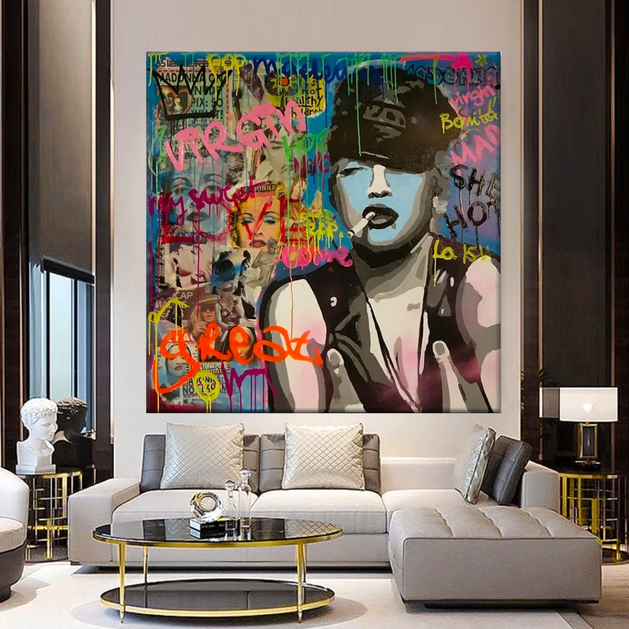 Graffiti Famous Wall Art Canvas Wall Art-GraffitiWallArt