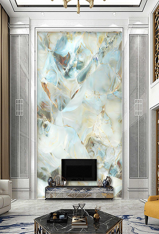 Green Stone Design - Marble Wallpaper Murals-GraffitiWallArt